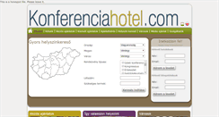 Desktop Screenshot of konferenciahotel.com