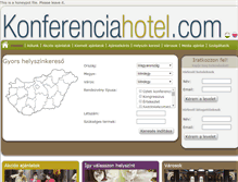 Tablet Screenshot of konferenciahotel.com